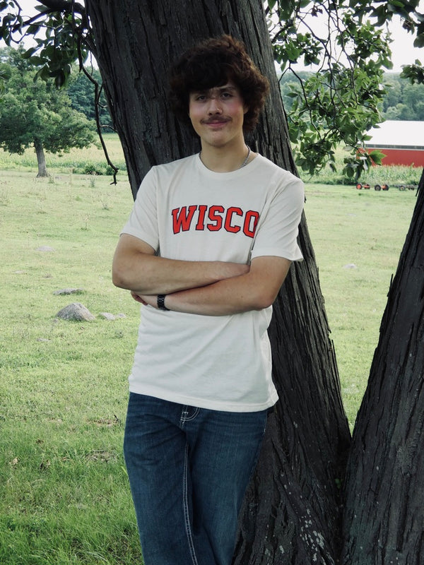 Wisco (Varsity) - Unisex Natural TShirt