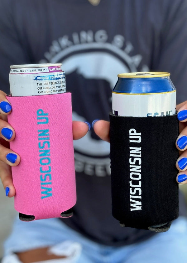Wisconsin Up - Skinny Can Cooler