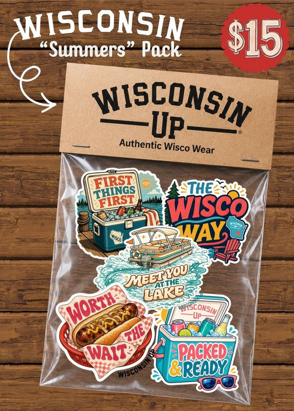 Wisconsin "Summers" Sticker Pack