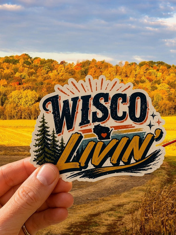 Wisconsin "Wisco Livin" Sticker Pack