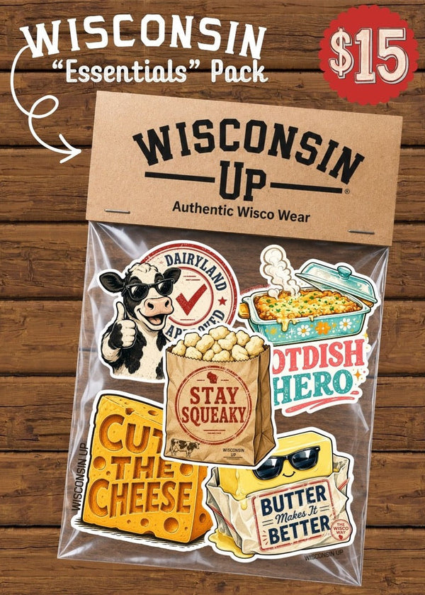 Wisconsin "Essentials" Sticker Pack