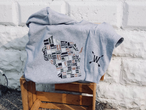 Wisconsin Counties - Unisex Hoodie