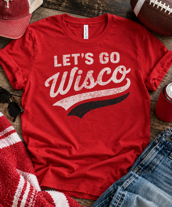 Let's Go Wisco - Red Unisex TShirt