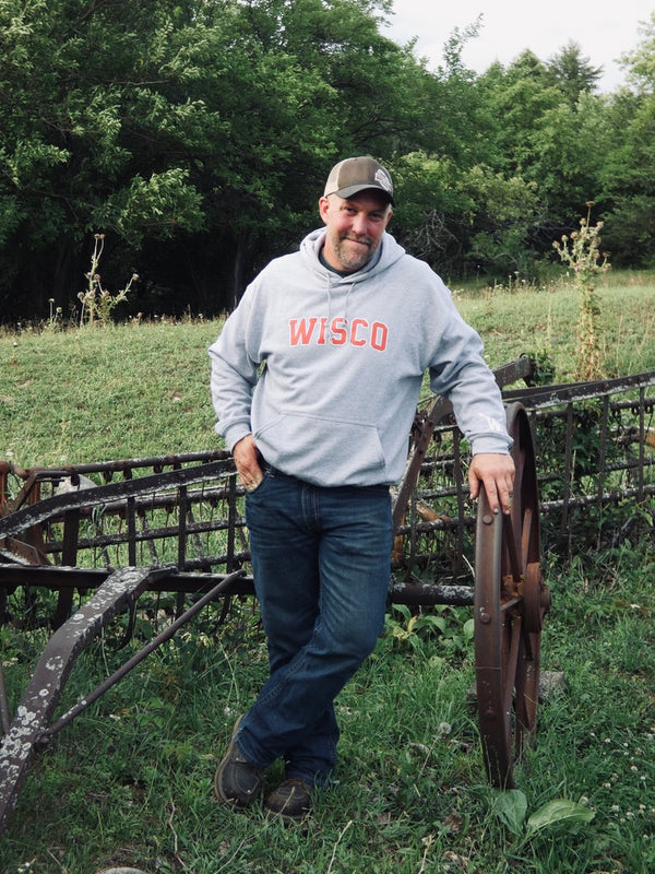 Wisco (Varsity) - Gray Unisex Hoodie