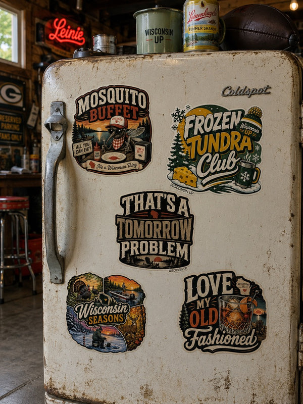 Wisconsin "Seasons + Reasons" Sticker Pack