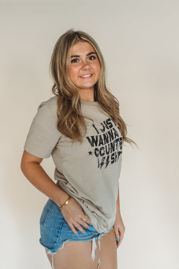I Just Wanna Do Country A** Shit - Unisex TShirt