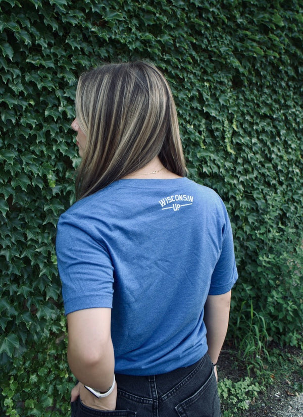 Wisconsin Babe (Blue) - Unisex TShirt