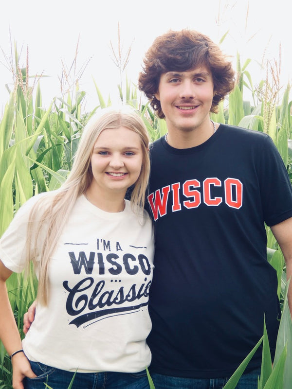 Wisco (Varsity Edition) - Black Unisex TShirt
