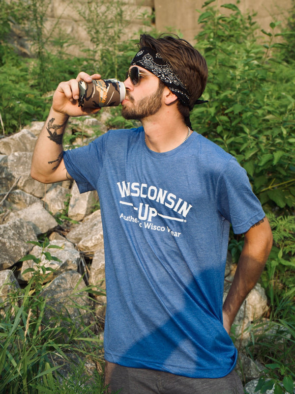 Wisconsin Up - Unisex Blue TShirt
