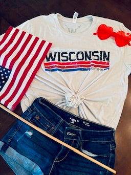 WISCONSIN EST 1848 - TSHIRT