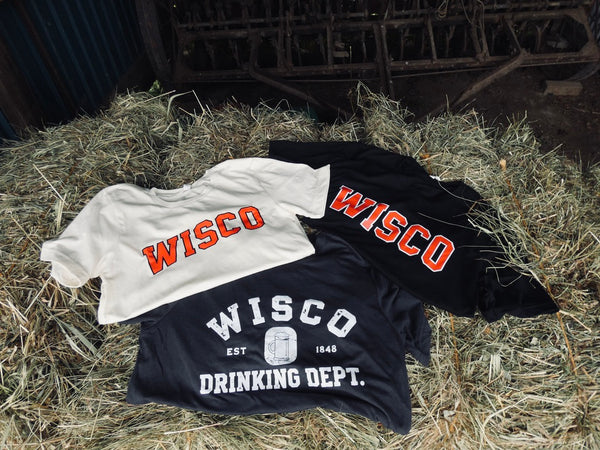 Wisco (Varsity Edition) - Black Unisex TShirt