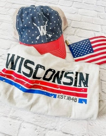 WISCONSIN EST 1848 - TSHIRT