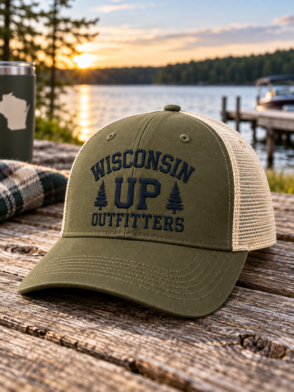 Wisconsin Up Outfitters Trucker Hat