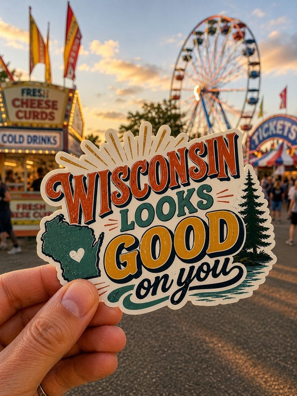 Wisconsin "Wisco Livin" Sticker Pack
