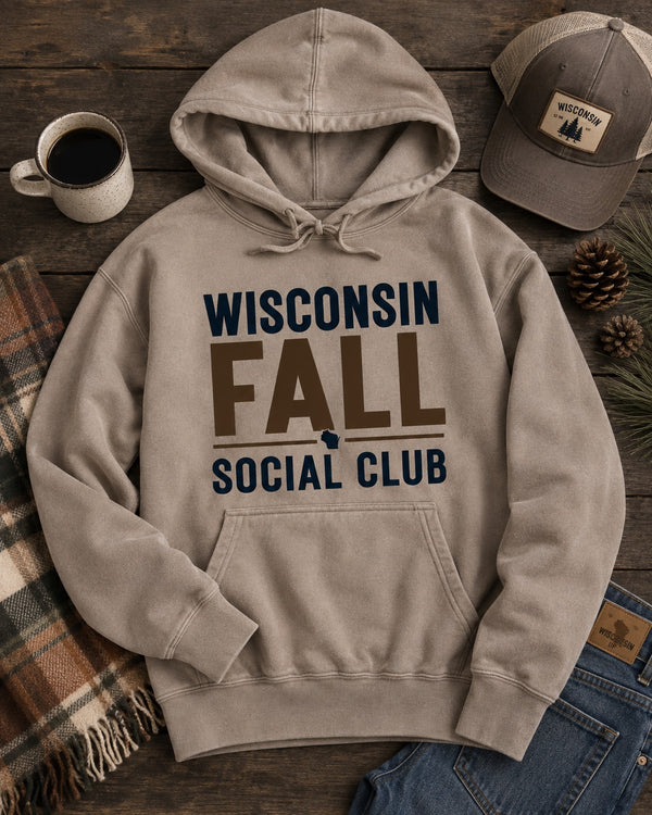 Wisconsin Fall Social Club - Unisex Hoodie