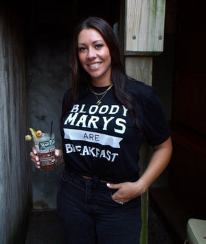 Bloody Marys Are Breakfast - Black Unisex T-Shirt