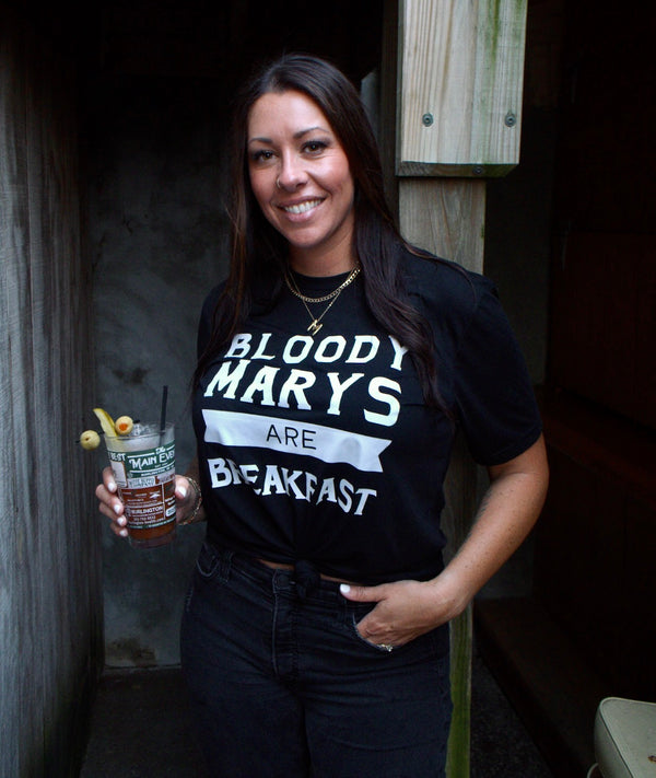 Bloody Marys Are Breakfast - Black Unisex T-Shirt