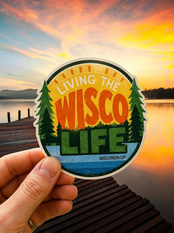 Wisconsin "Wisco Livin" Sticker Pack