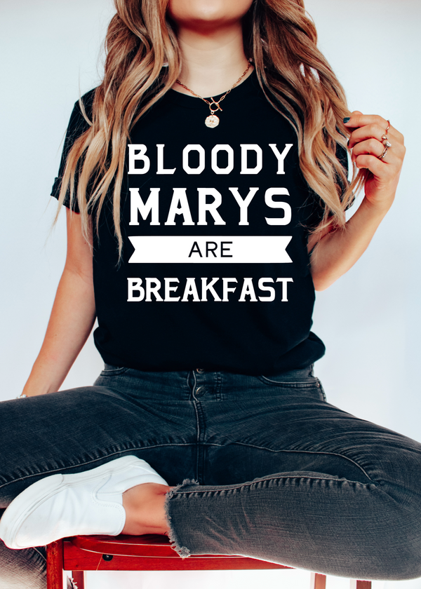 Bloody Marys Are Breakfast - Black Unisex T-Shirt
