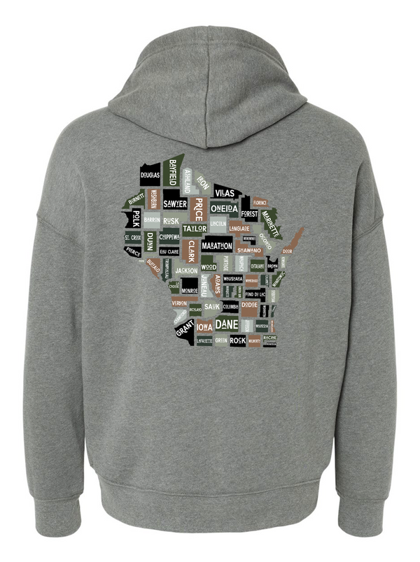 Wisconsin Counties - Unisex Hoodie