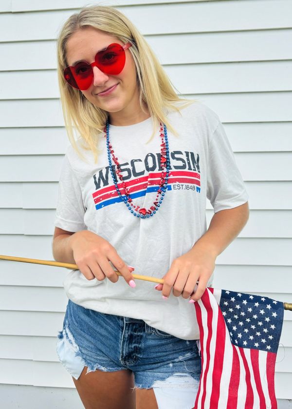 WISCONSIN EST 1848 - TSHIRT