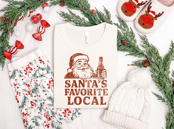 Santa's Favorite Local - Unisex TShirt