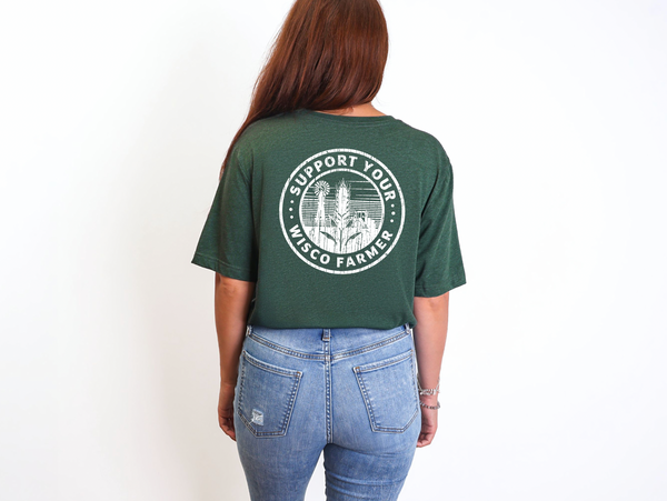 Support Your Wisco Farmer - Unisex TShirt