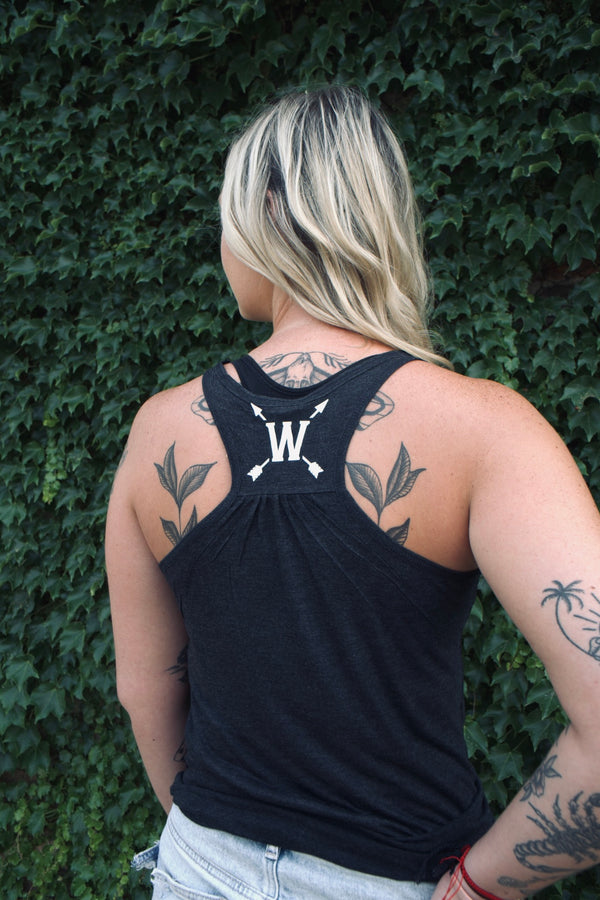 Wisconsin Up - Ladies Racerback Tank