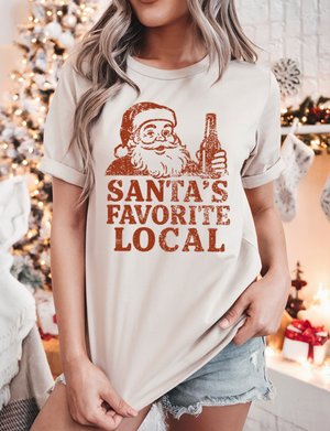 Santa's Favorite Local - Unisex TShirt