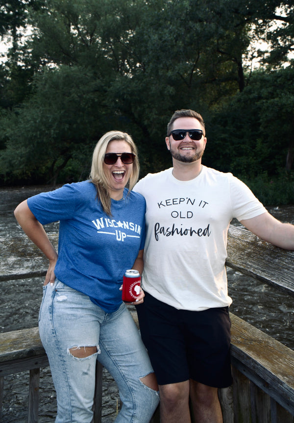 Wisconsin Up - Unisex Blue TShirt