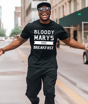 Bloody Marys Are Breakfast - Black Unisex T-Shirt