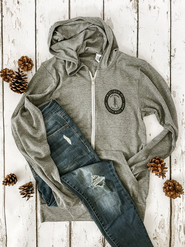 Wisconsin Outdoors - Zip Up Hoodie