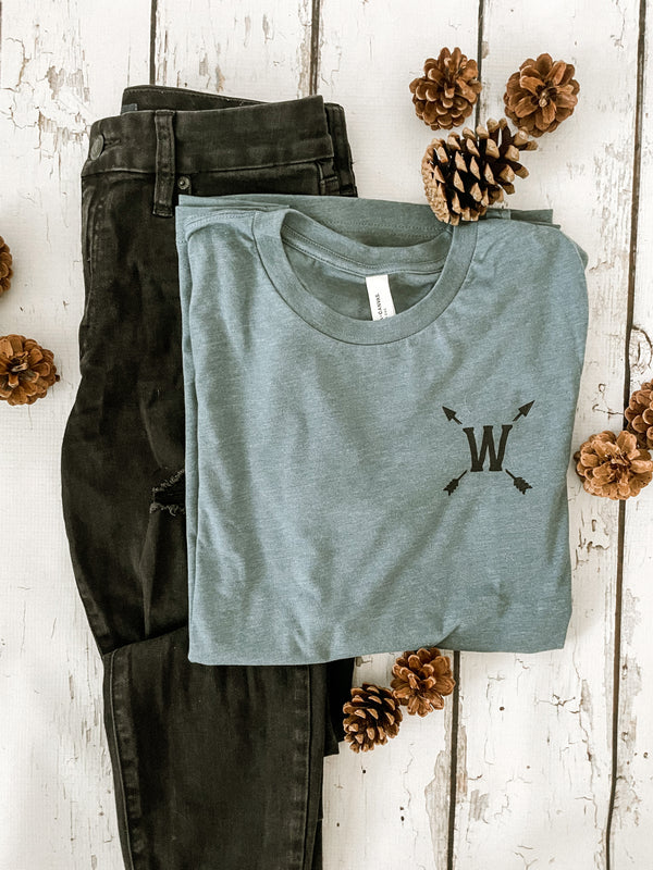 Wisconsin Up Pines - Long Sleeve TShirt