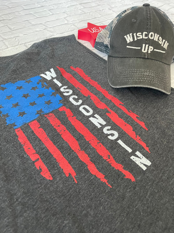 WISCONSIN FLAG - MUSCLE TANK
