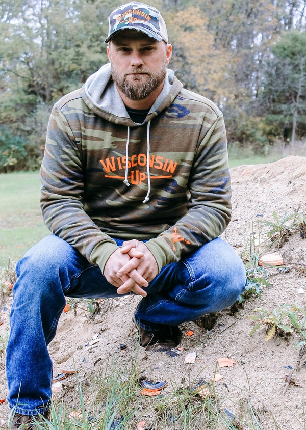 Wisconsin Up - Unisex Camo Hoodie