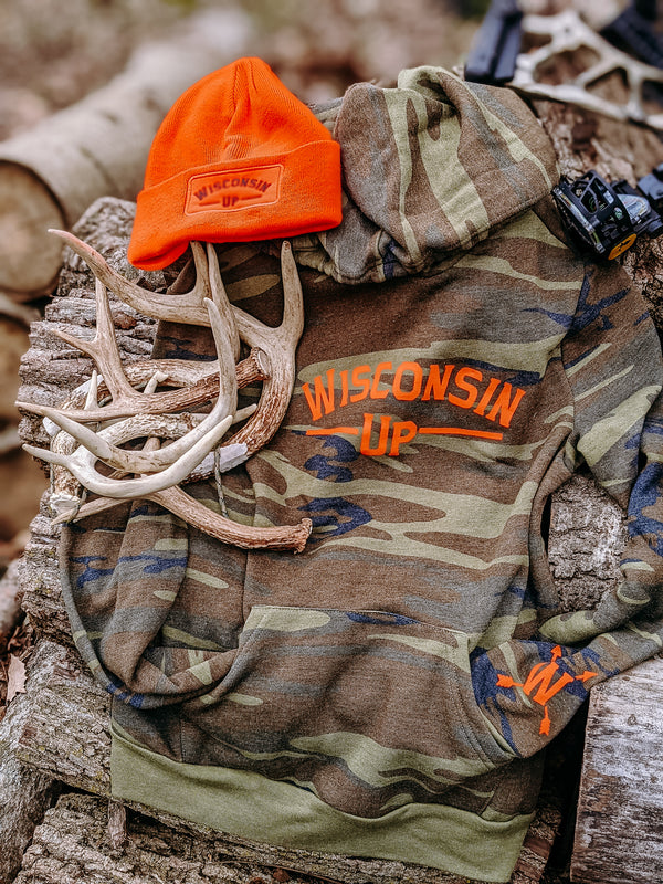 Wisconsin Up - Unisex Camo Hoodie